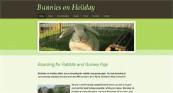 Desktop Screenshot of bunniesonholiday.com